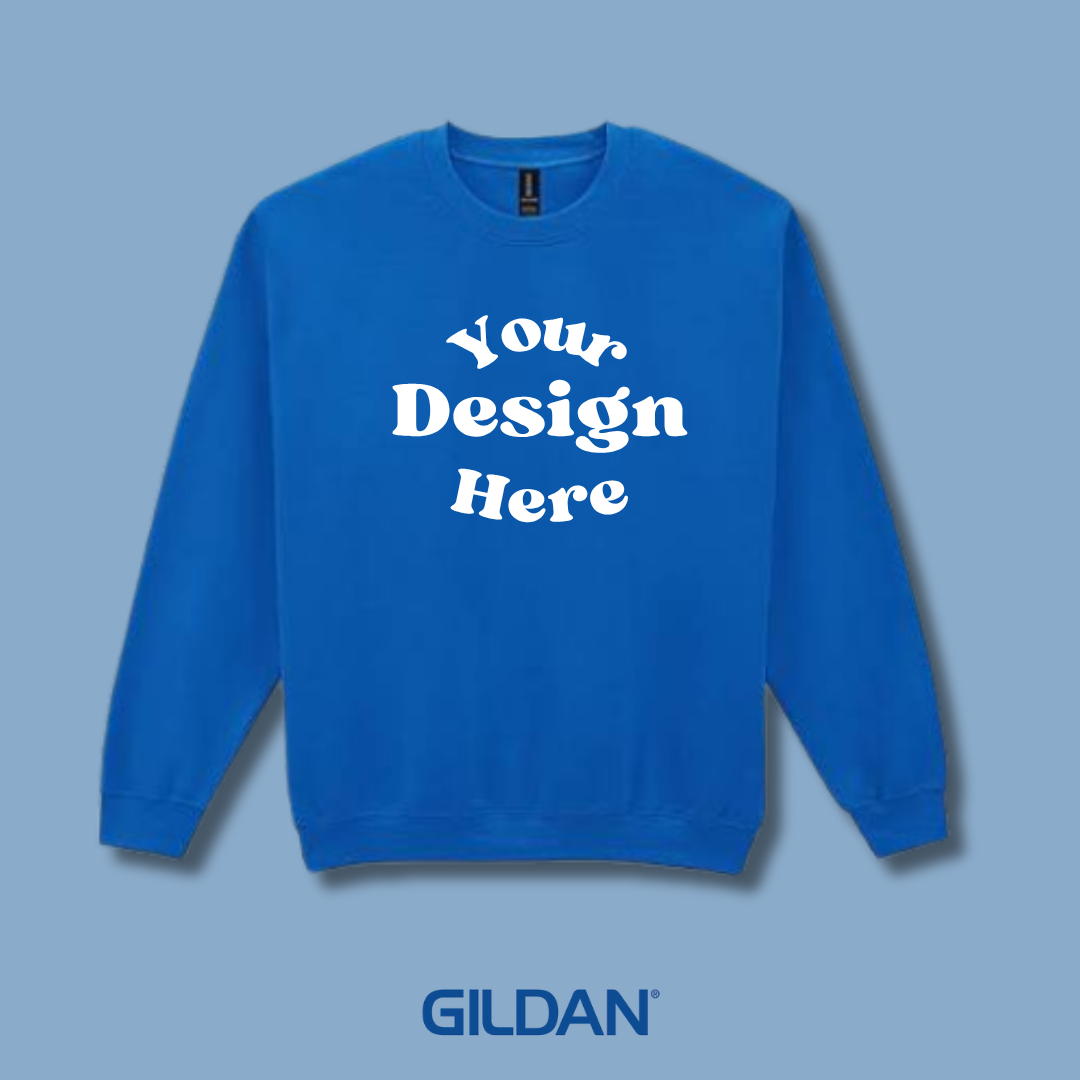 Custom Printed Gildan Sweat Shirt