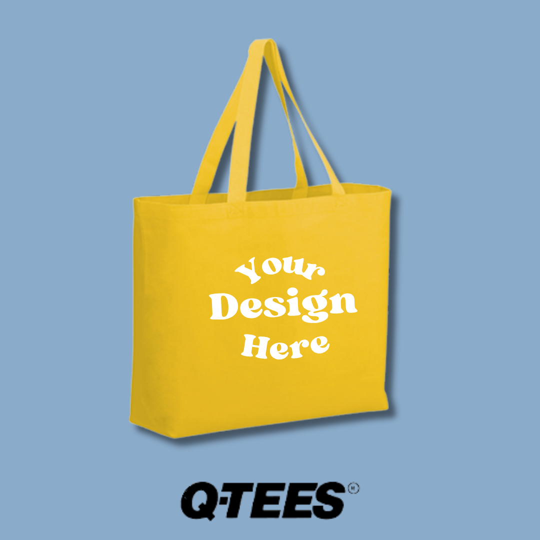 Custom Printed Q-Tees Jumbo Tote