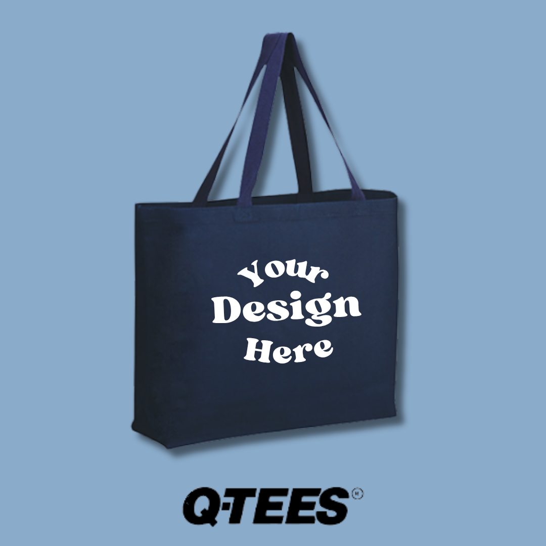Custom Printed Q-Tees Jumbo Tote