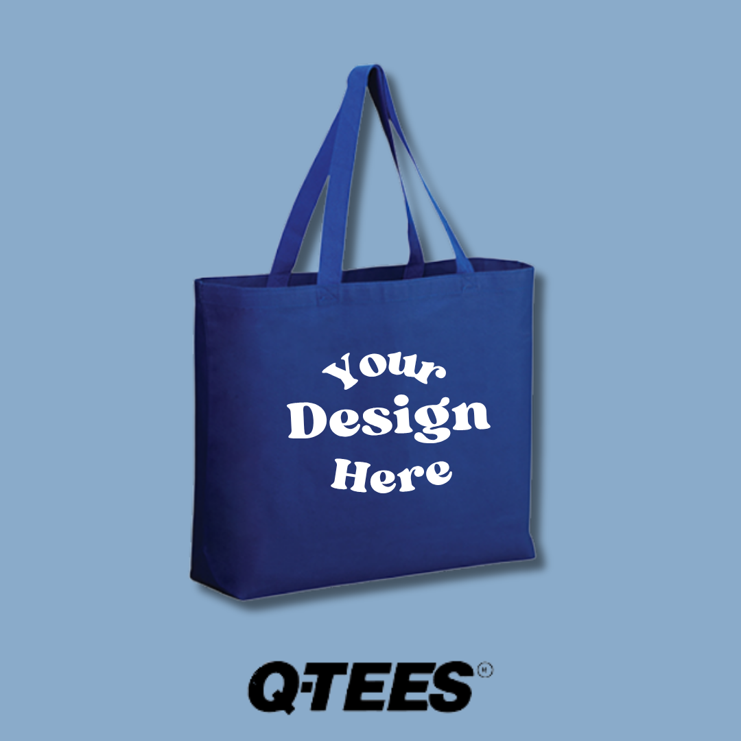 Custom Printed Q-Tees Jumbo Tote