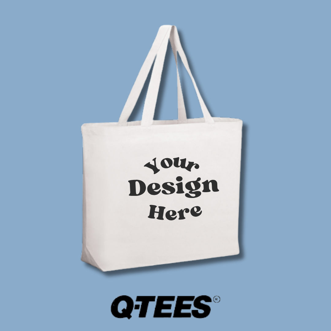 Custom Printed Q-Tees Jumbo Tote