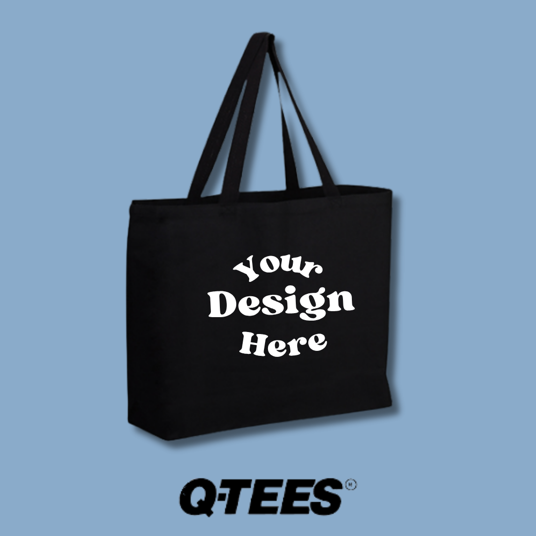 Custom Printed Q-Tees Jumbo Tote